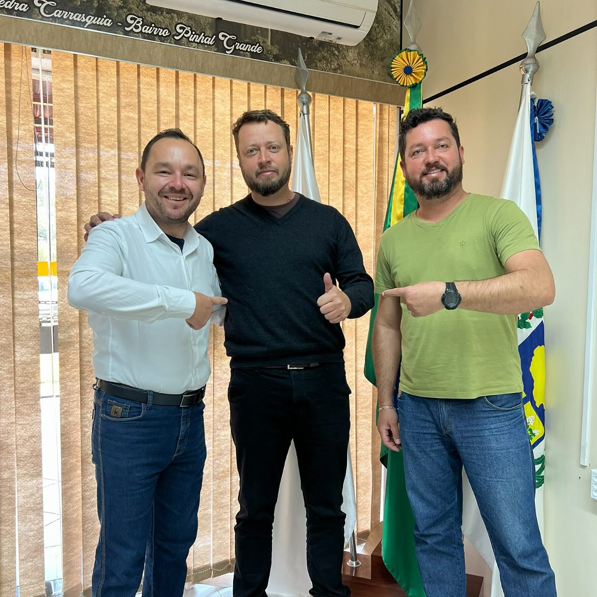 Alinhamento com lideranças locais no eixo MG/SP.