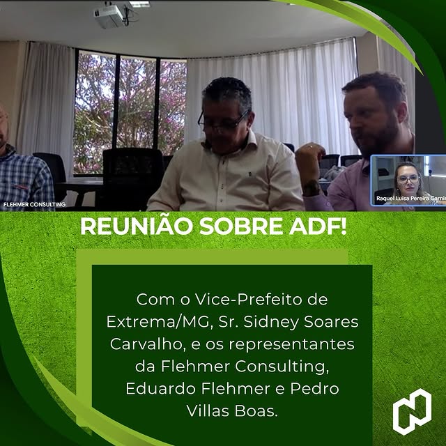 ADF com o Vice-Prefeito de Extrema, Sidney Soares Carvalho.